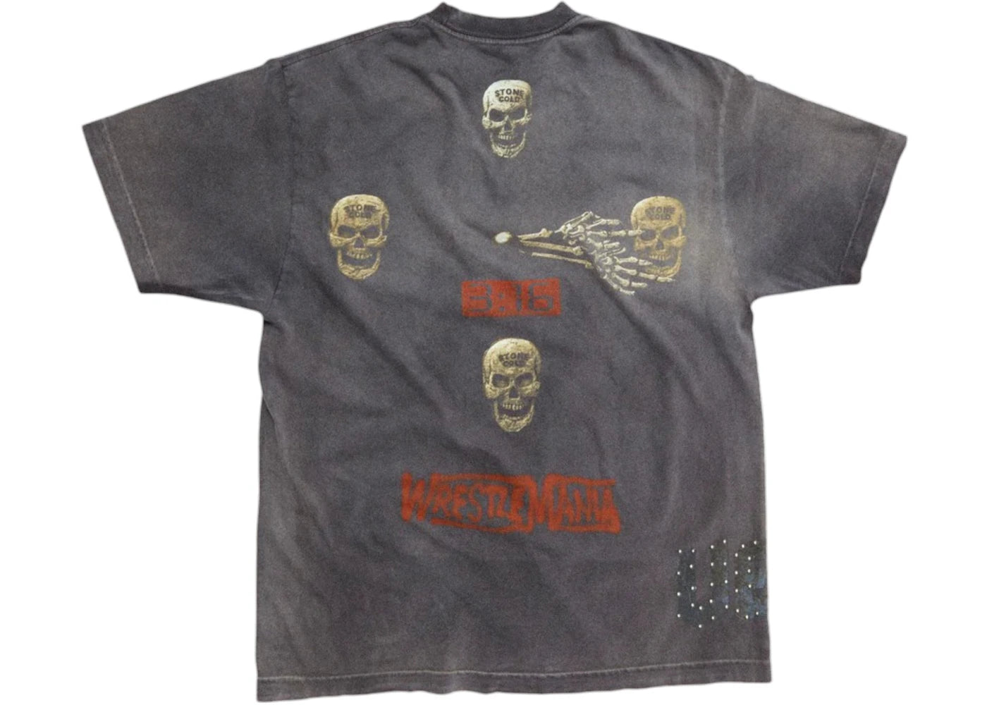 Travis Scott x WWE No Bystanders Stone Cold Steve Austin Tee Black