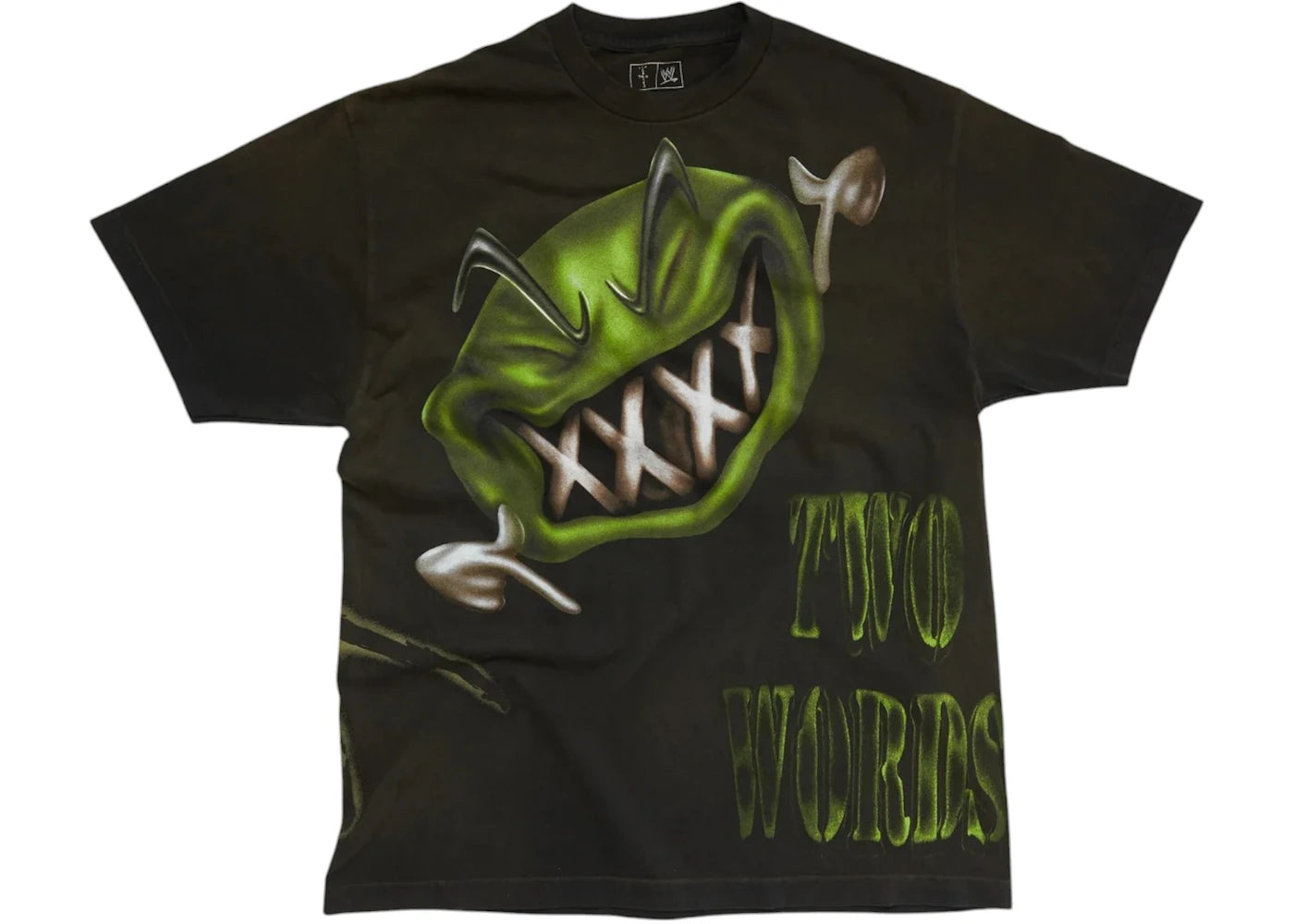 Travis Scott x WWE Two Words DX Tee Black