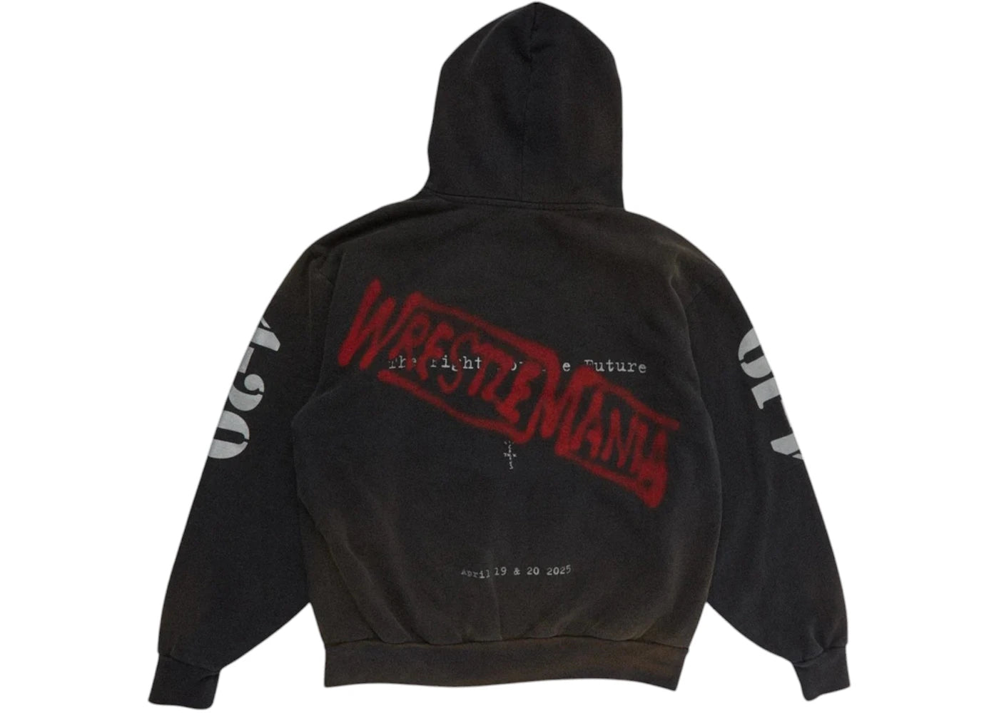 Travis Scott x WWE Wrestlemania Hoodie Black