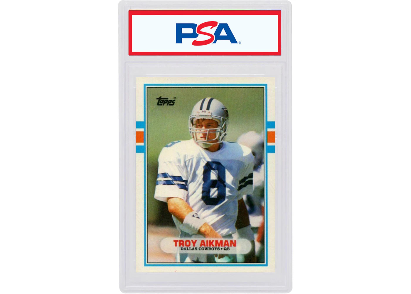 Troy Aikman 1989 Topps Traded Rookie #70D (PSA or BGS Graded)