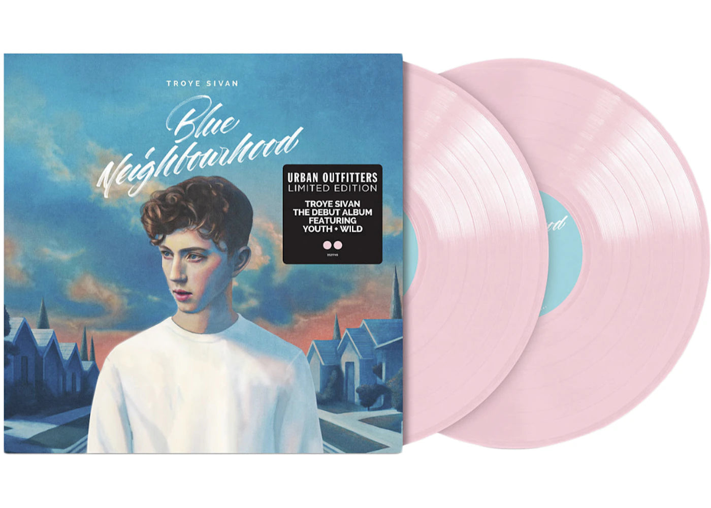 Troye Sivan Blue Neighbourhood Urban Outfitters Exclusive 2XLP Vinyl Pink & Blue