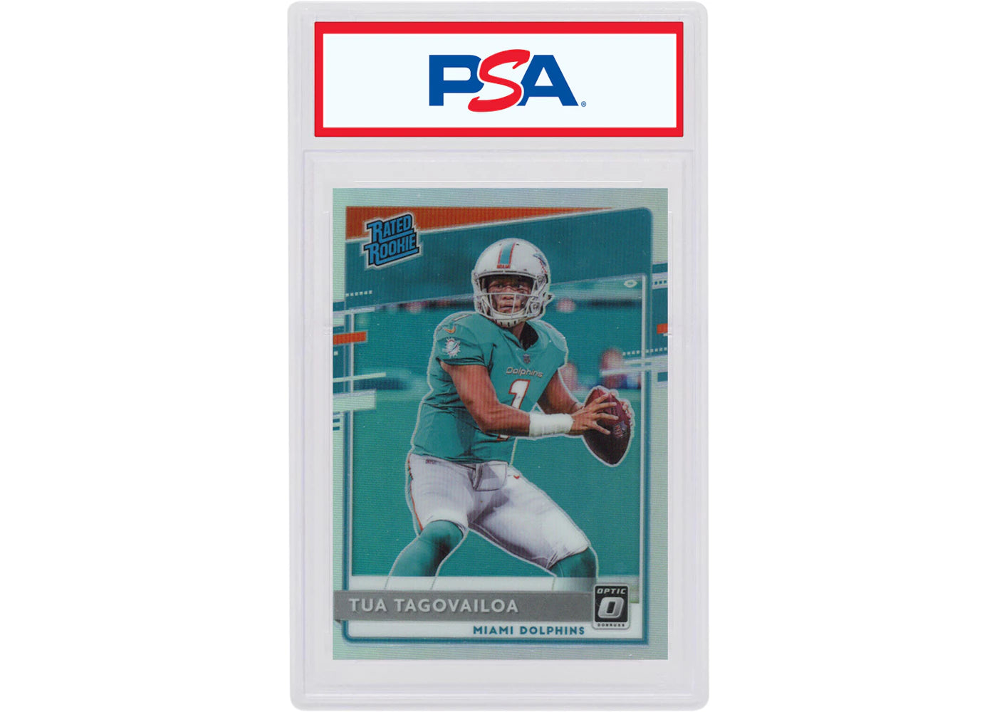 Tua Tagovailoa 2020 Panini Donruss Optic Rookie Holo #152 (PSA or BGS Graded)