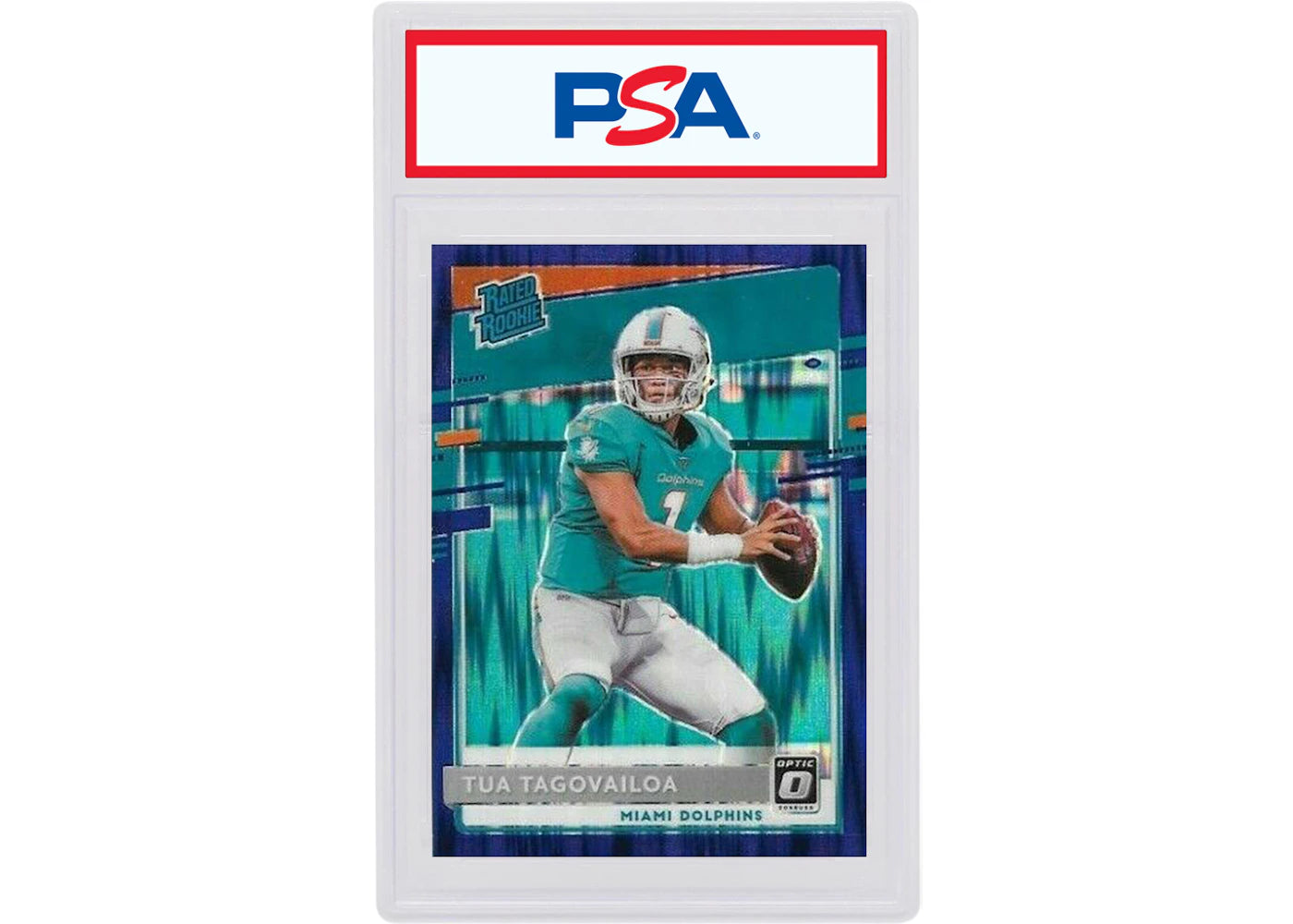 Tua Tagovailoa 2020 Panini Donruss Optic Rookie Purple Shock #152 (PSA or BGS Graded)