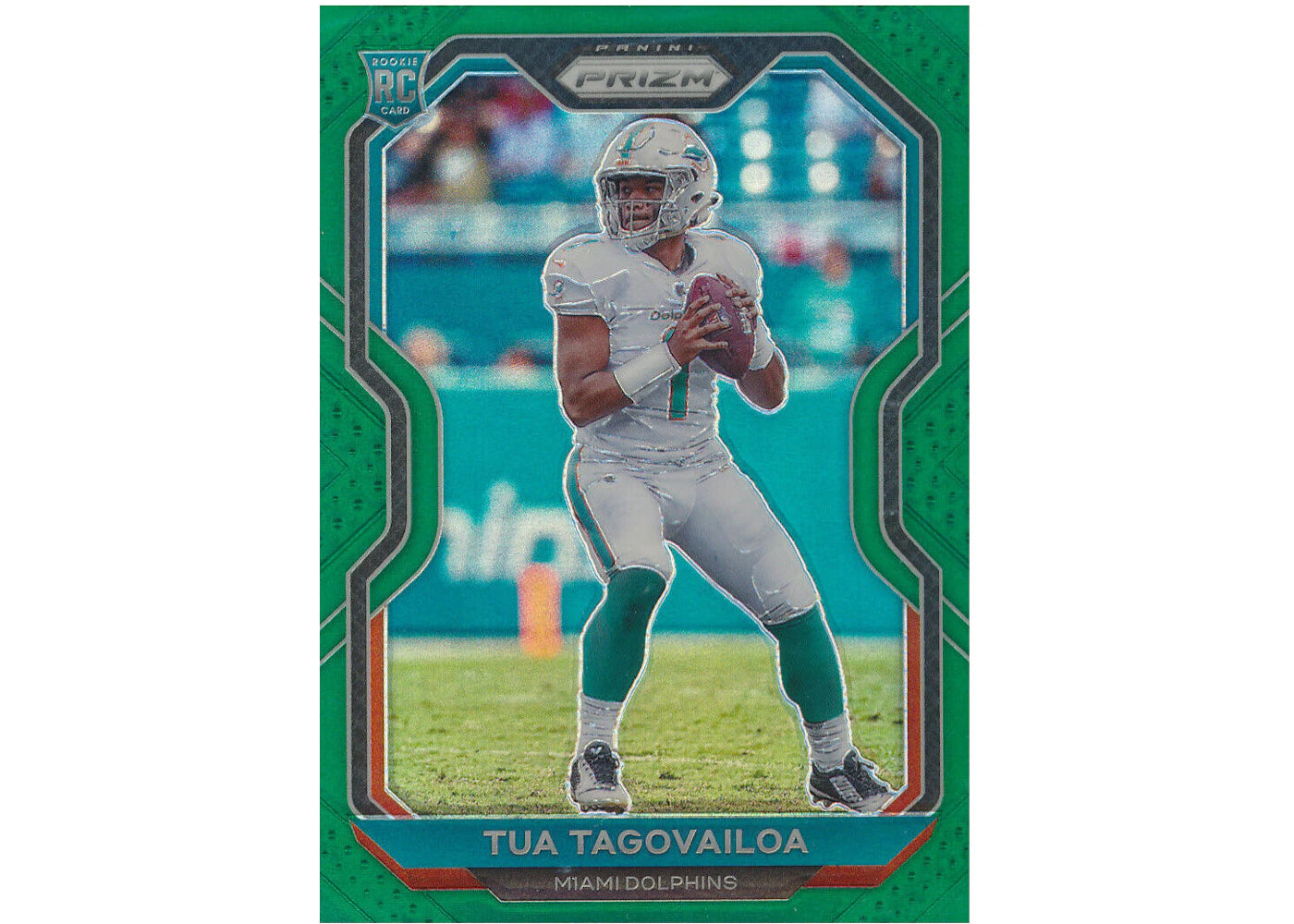 Tua Tagovailoa 2020 Panini Prizm Rookie Green #339 (Ungraded)