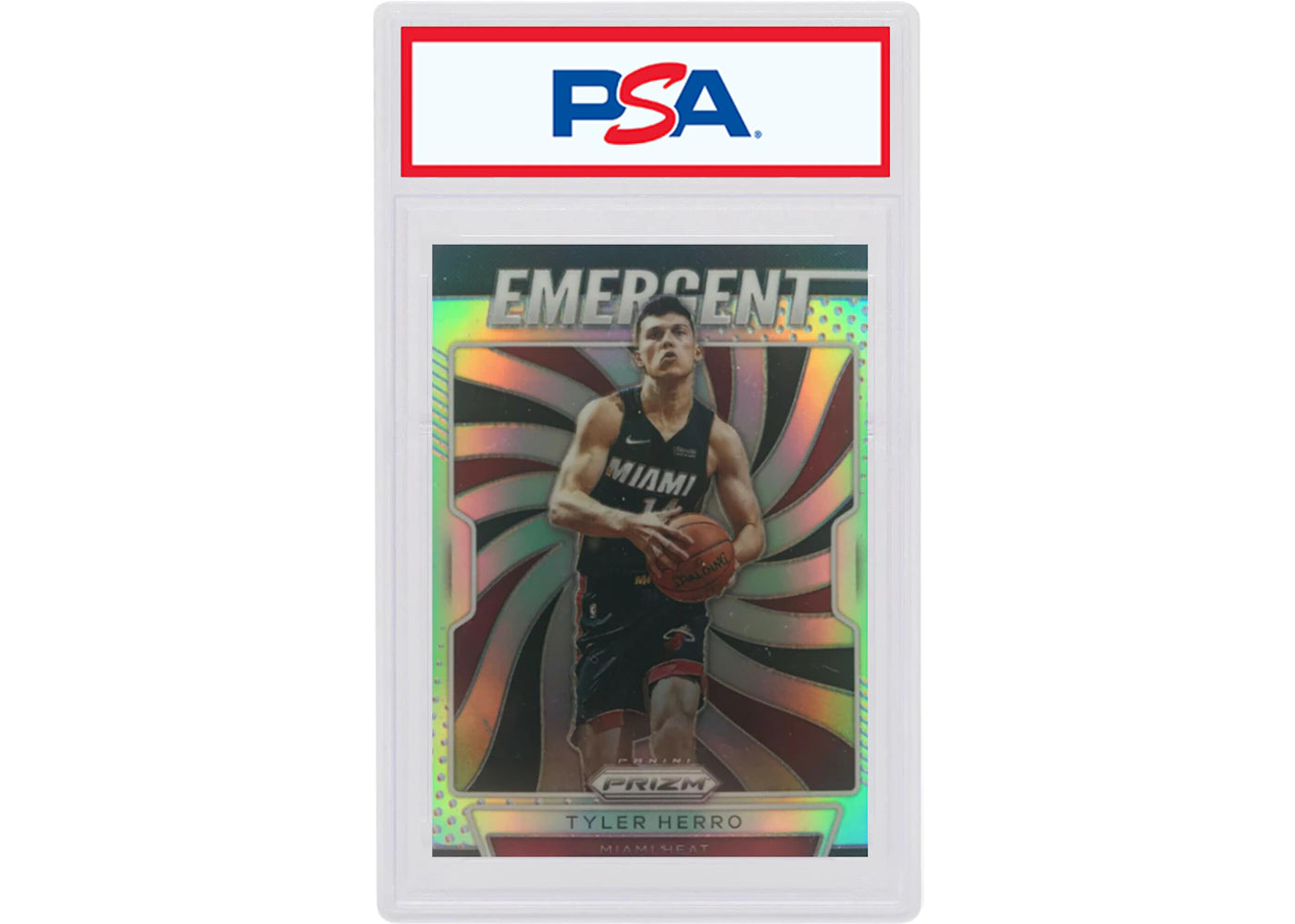 Tyler Herro 2019 Panini Prizm Emergent Rookie Silver #5 (PSA or BGS Graded)