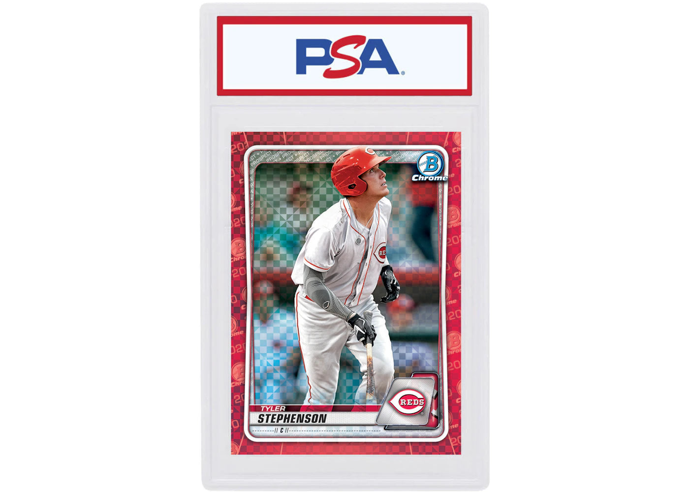 Tyler Stephenson 2020 Bowman Chrome X Red X-Fractor 1/1 #BCP-228 (PSA or BGS Graded)