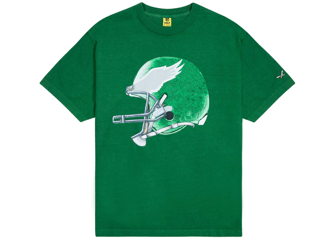 Tyler, The Creator Golf Wang x NFL Eagles Helmet Tee Green