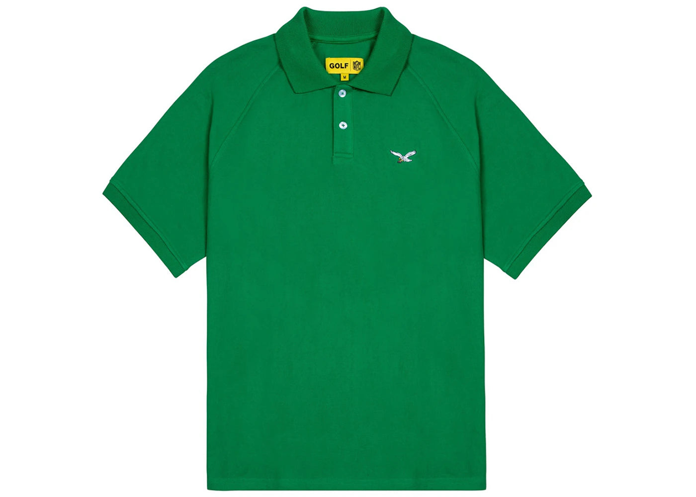 Tyler, The Creator Golf Wang x NFL Eagles Short Sleeve Polo Green