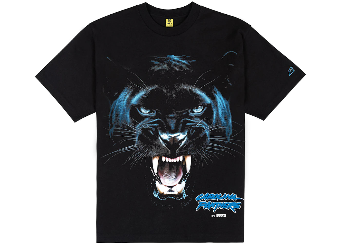 Tyler, The Creator Golf Wang x NFL Panthers Animal Tee Black