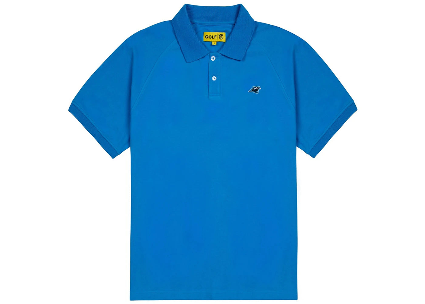 Tyler, The Creator Golf Wang x NFL Panthers Short Sleeve Polo Blue