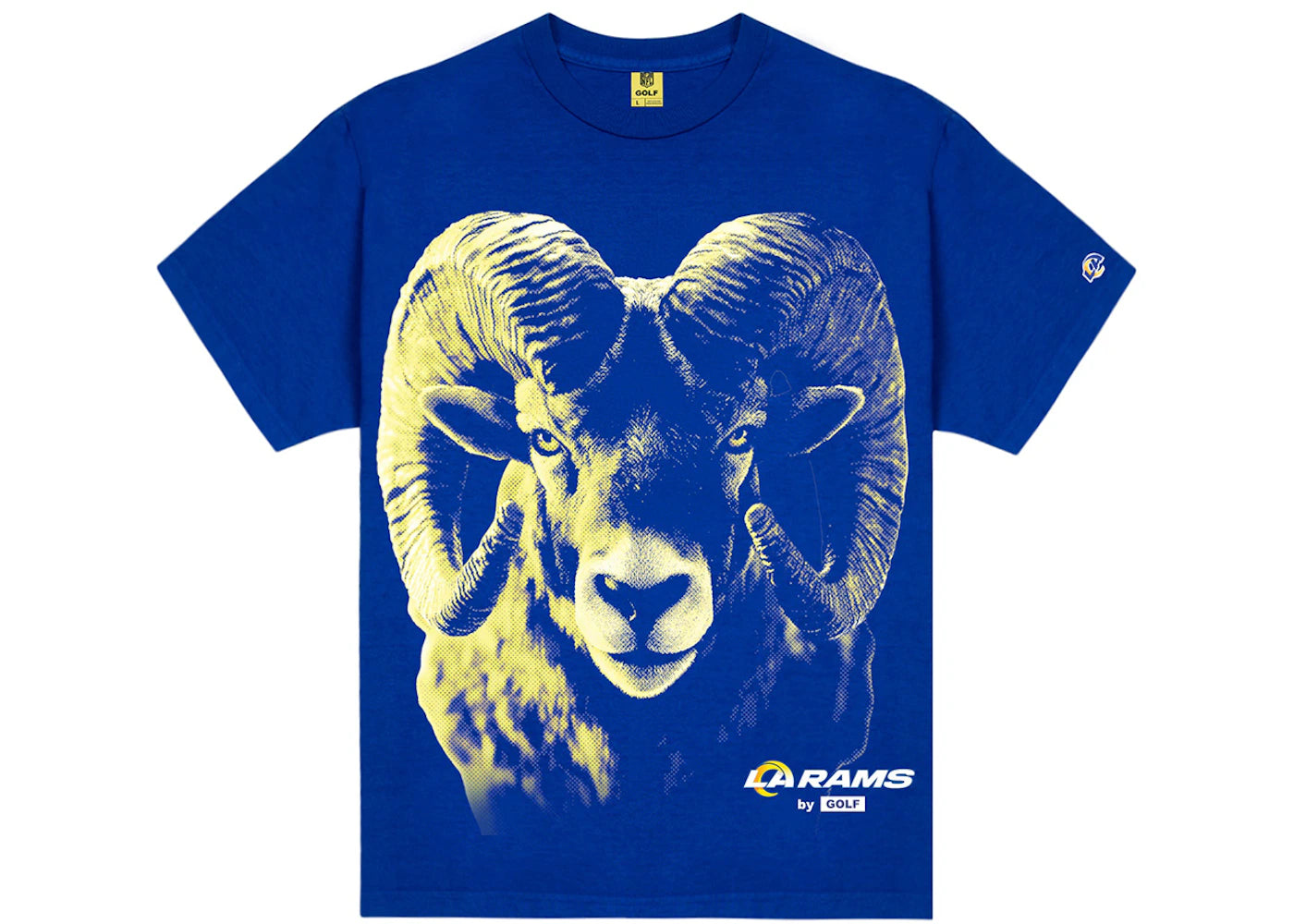 Tyler, The Creator Golf Wang x NFL Rams Animal Tee Blue