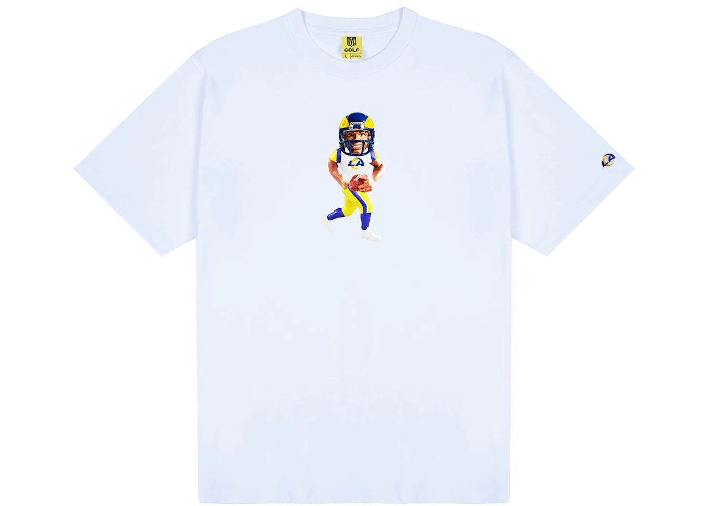 Tyler, The Creator Golf Wang x NFL Rams Bobblehead Tee White