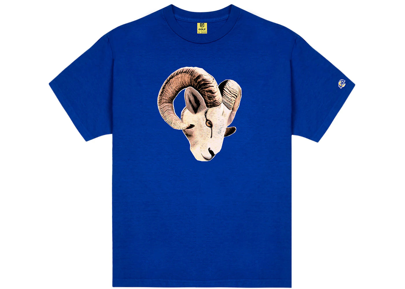 Tyler, The Creator Golf Wang x NFL Rams Cutout Tee Blue