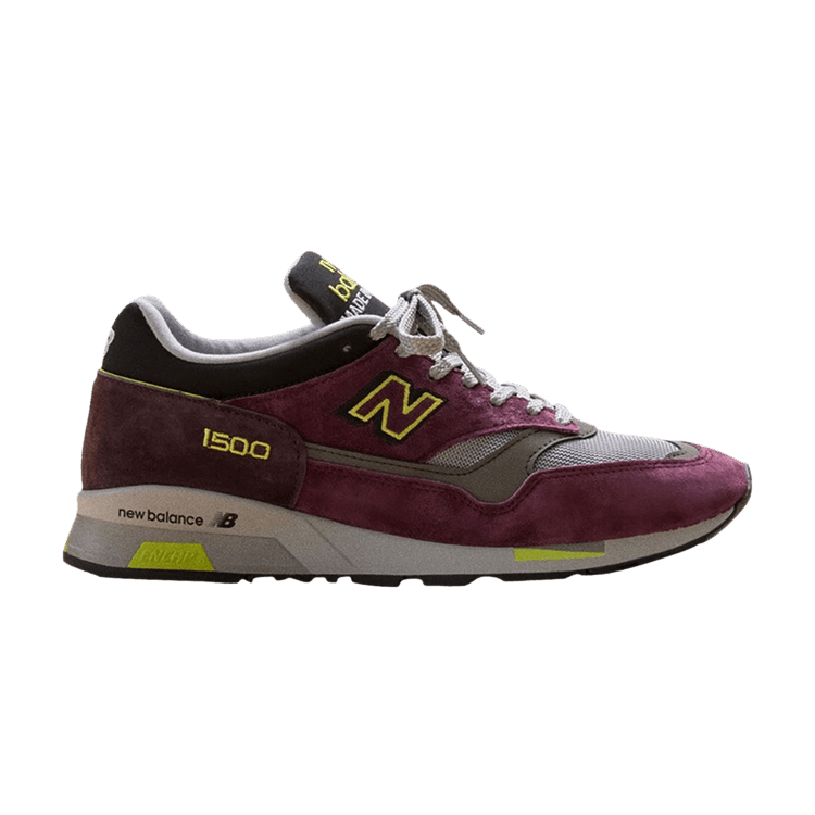 New Balance 1500 MiUK Plum Wine Neon Yellow