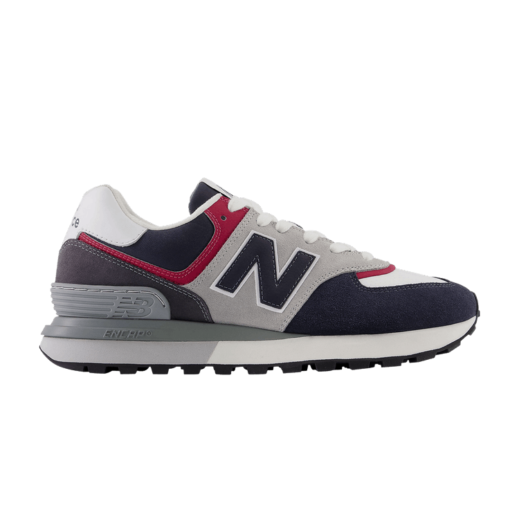 New Balance 574 Navy Grey Red