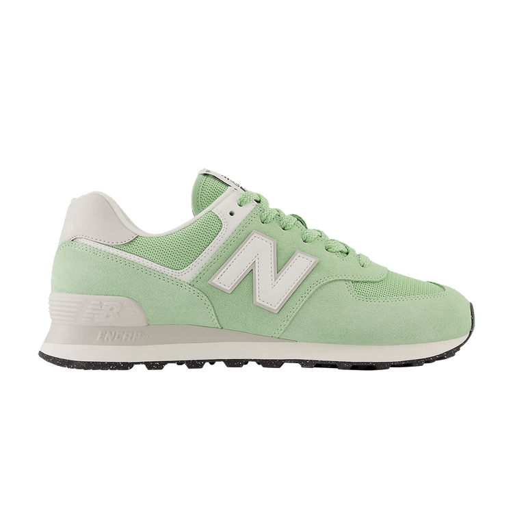 New Balance 574 Mint White