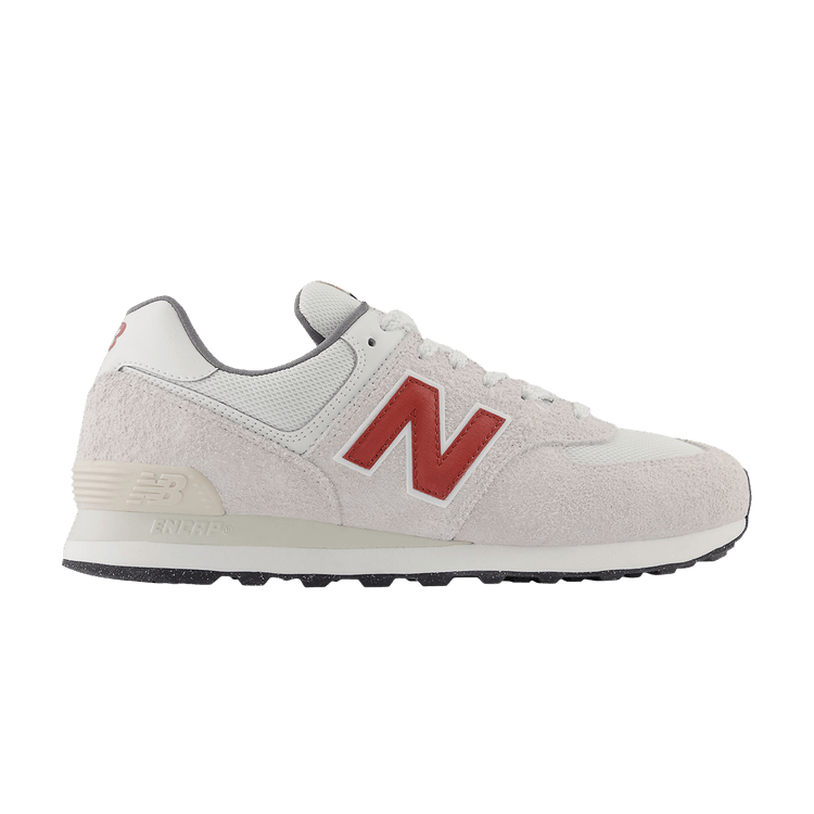 New Balance 574 White Red Grey