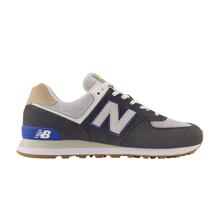 New Balance 574 Black White Grey Gum