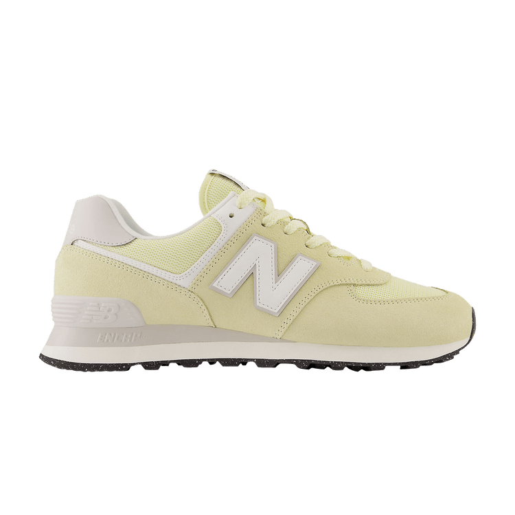 New Balance 574 Canary Yellow White