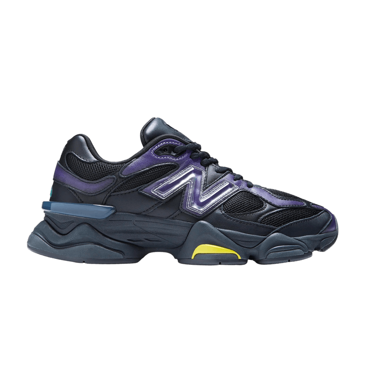 New Balance 9060 Mowalola Burglarwear Black Purple Yellow