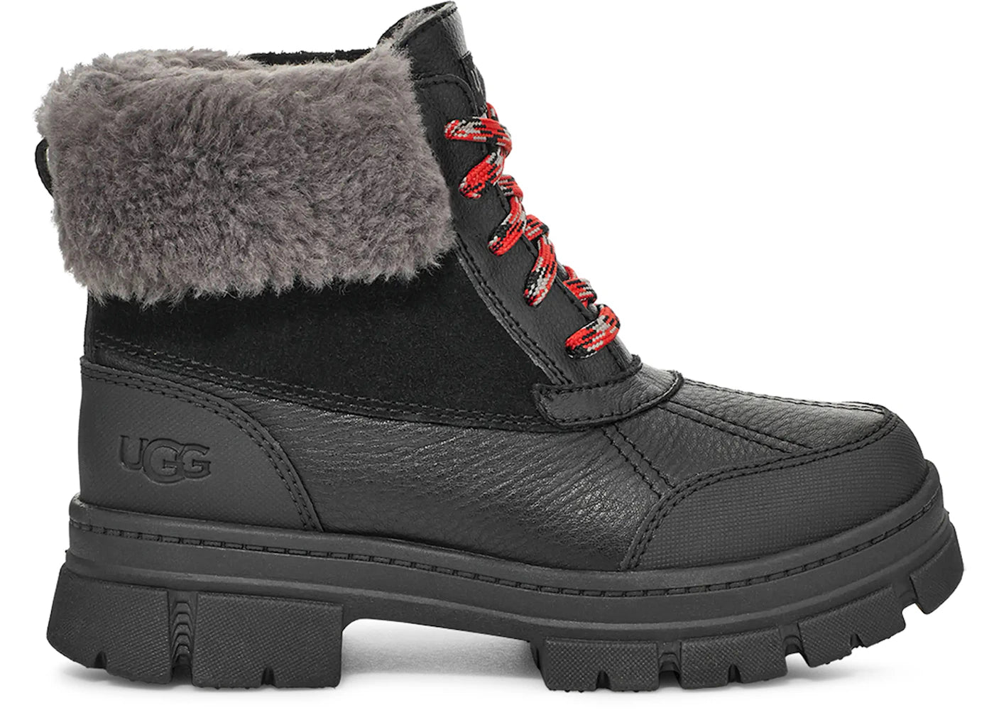 UGG Ashton Addie Boot Black (Kids)