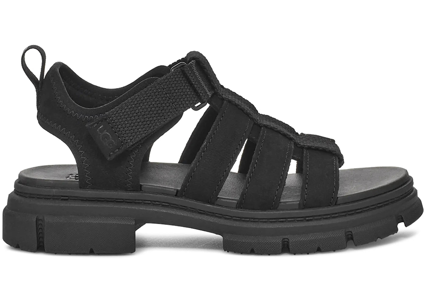 UGG Ashton Multistrap Sandal Black (Kids)