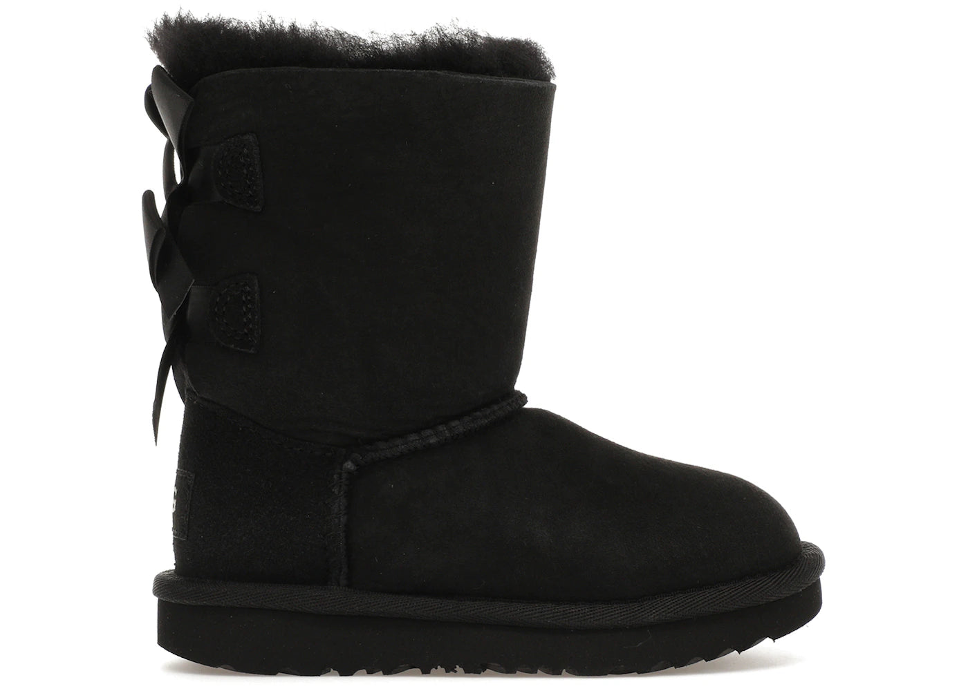 UGG Bailey Bow II Boot Black (Toddler)