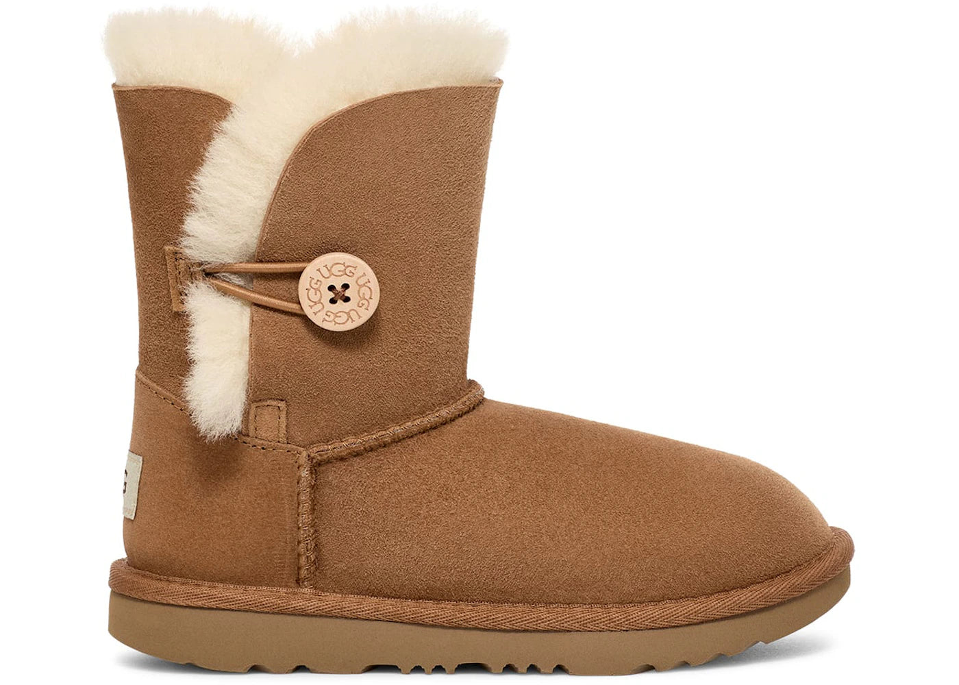 UGG Bailey Button II Chestnut (Kids)