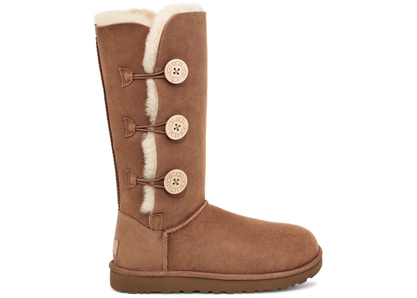 UGG Bailey Button Triplet II Boot Chestnut (Women's)