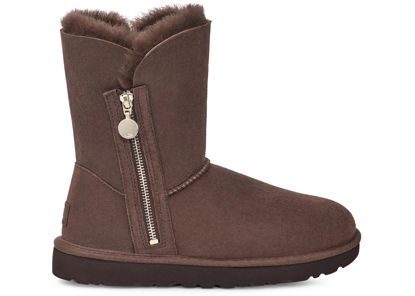 UGG Bailey Zip Short Boot Burnt Cedar (Women's)