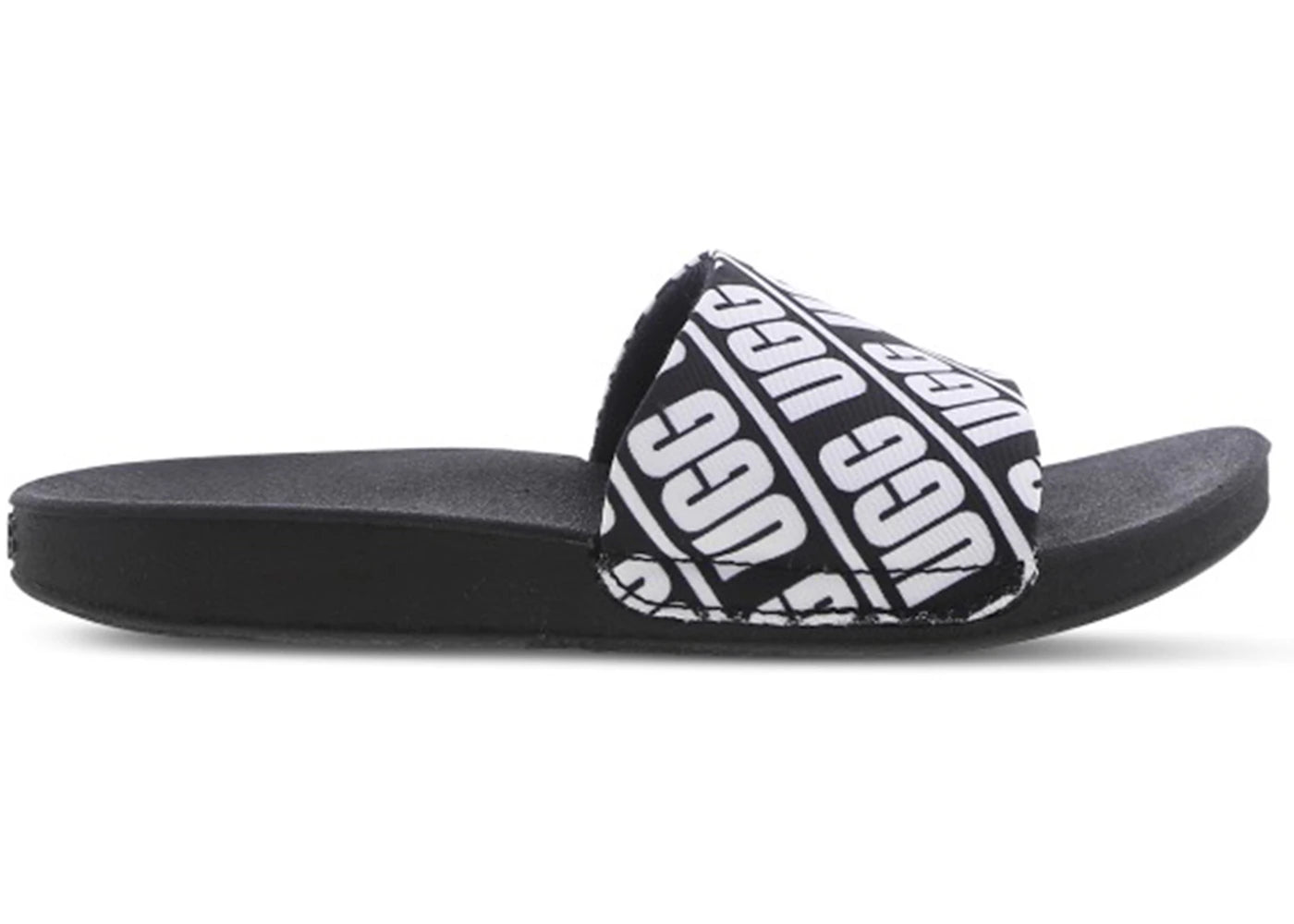 UGG Beach Slide Black White (Kids)