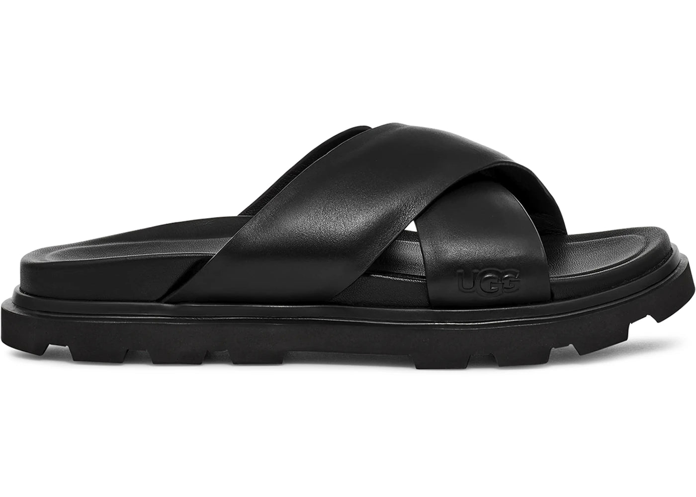 UGG Capitola Cross Slide Sandal Black