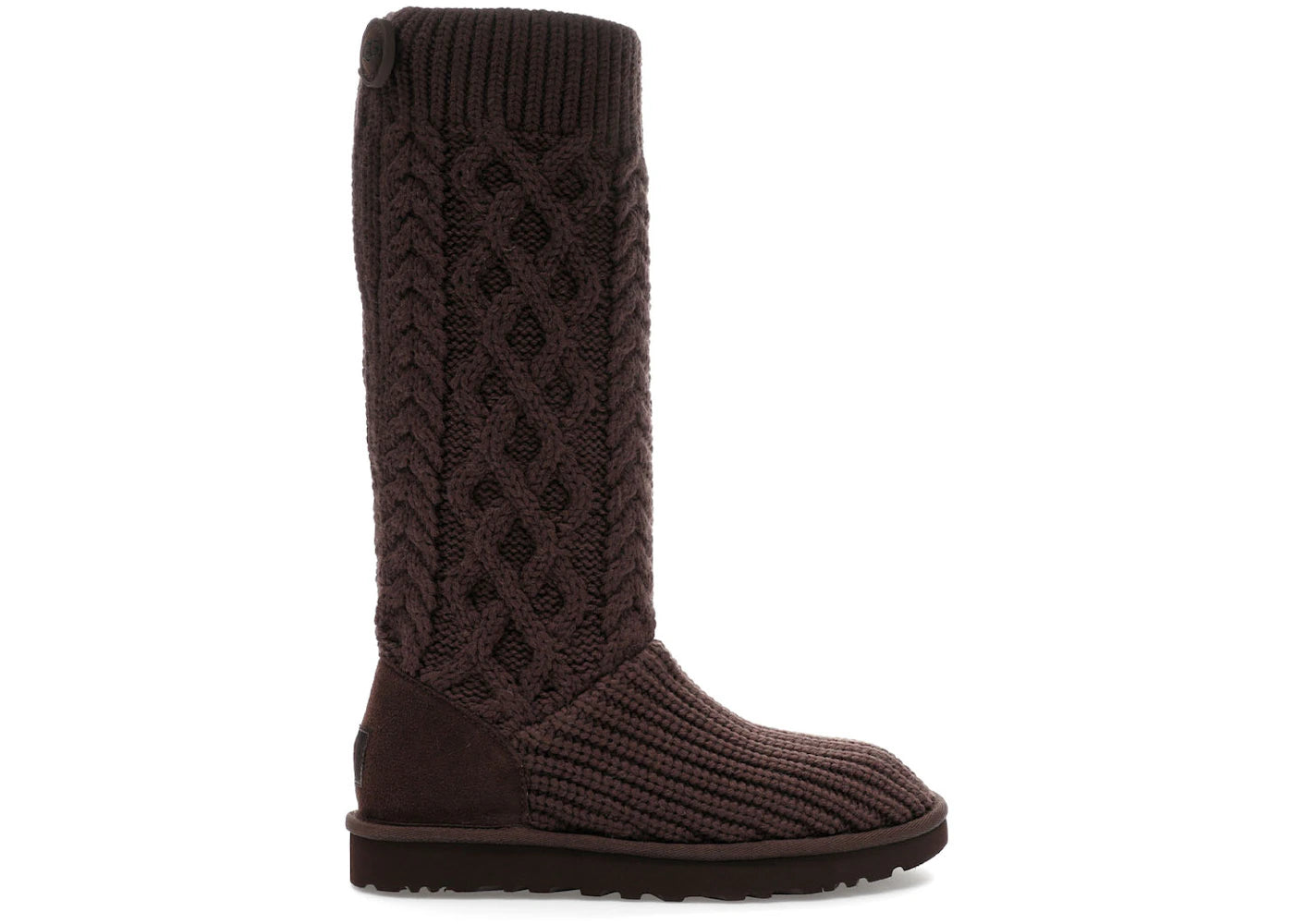 UGG Classic Cardi Cabled Knit Boot Burnt Cedar (Women's)