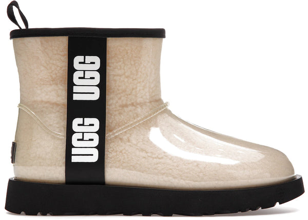 新品 UGGのClassic Clear Mini UGG Classic Clear Mini Boot Natural Black (Women's) – Side Kicks