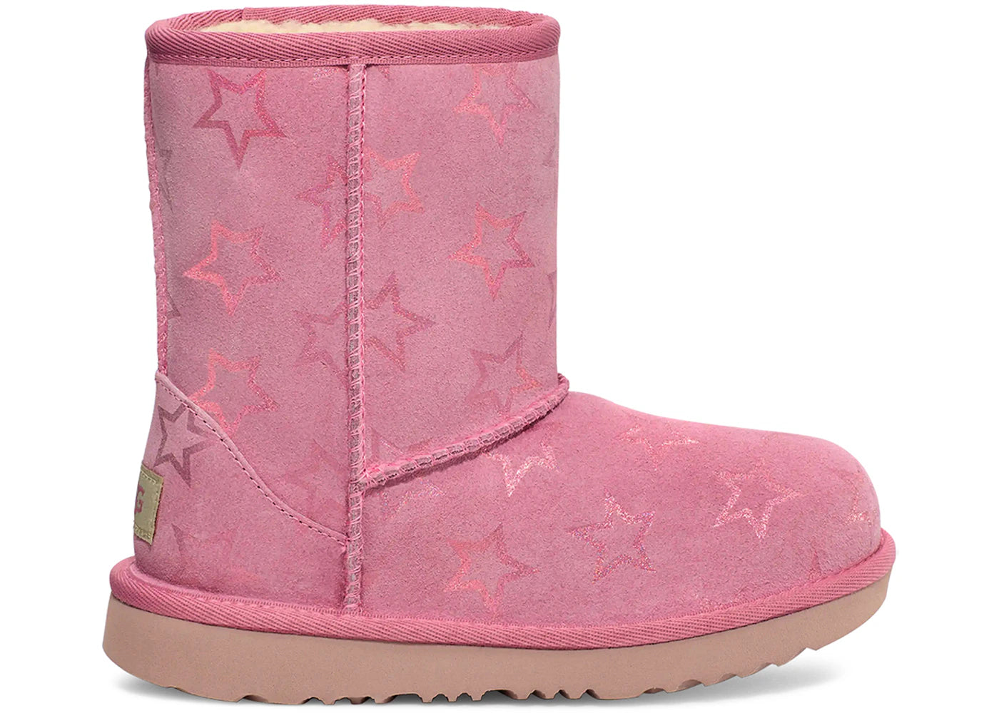 UGG Classic II Iridescent Stars Boot Dusty Orchid Pink Iridescent (Kids)