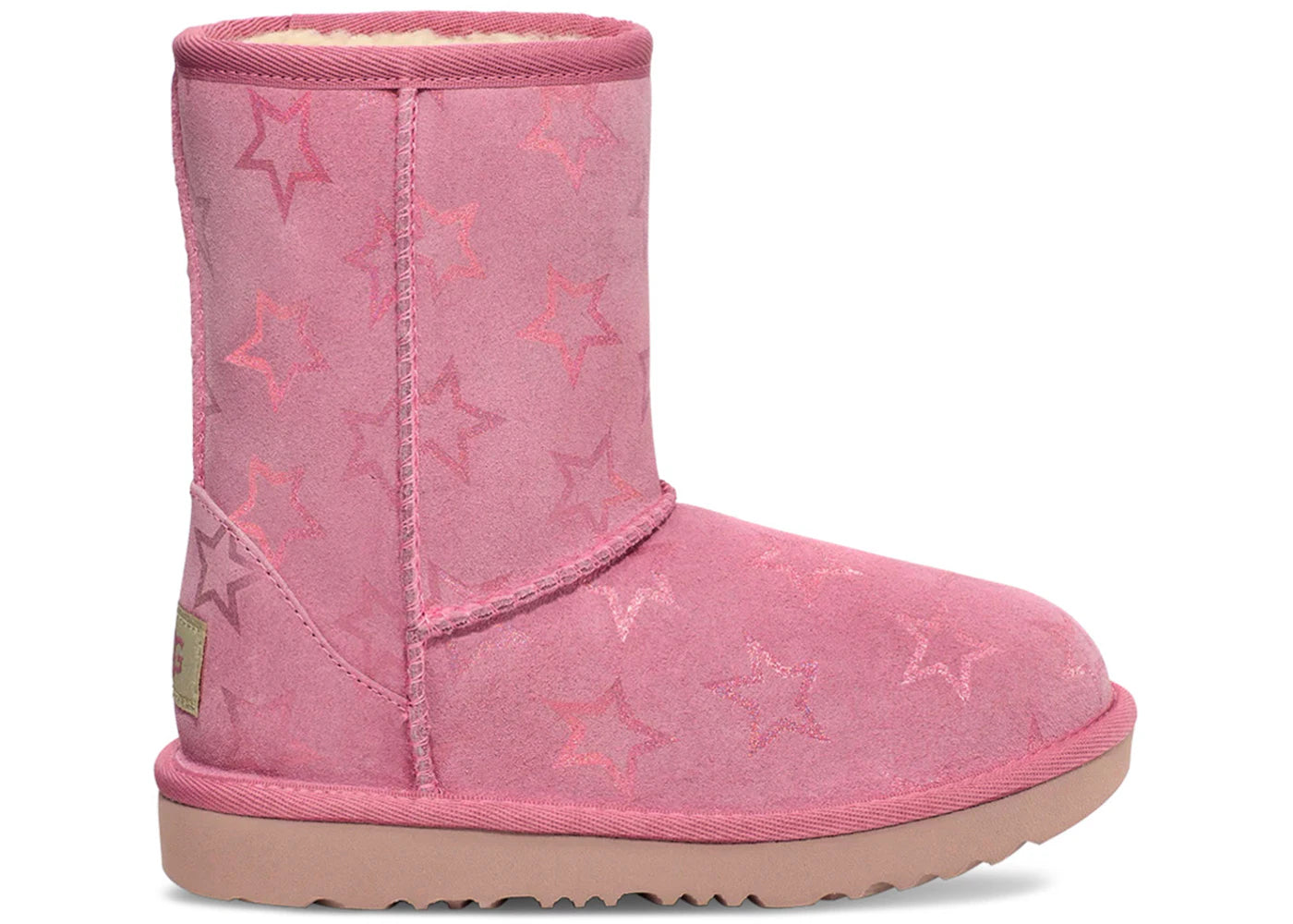 UGG Classic II Iridescent Stars Boot Dusty Orchid Pink Iridescent (Toddler)