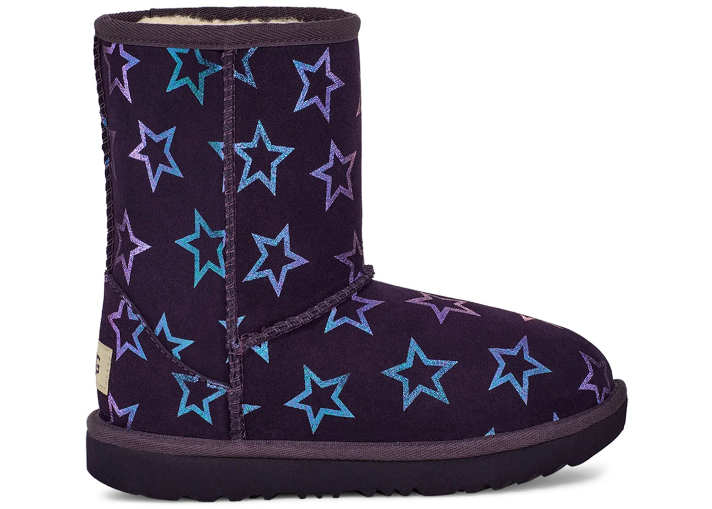 UGG Classic II Iridescent Stars Boot Nightshade Purple Iridescent (Toddler)