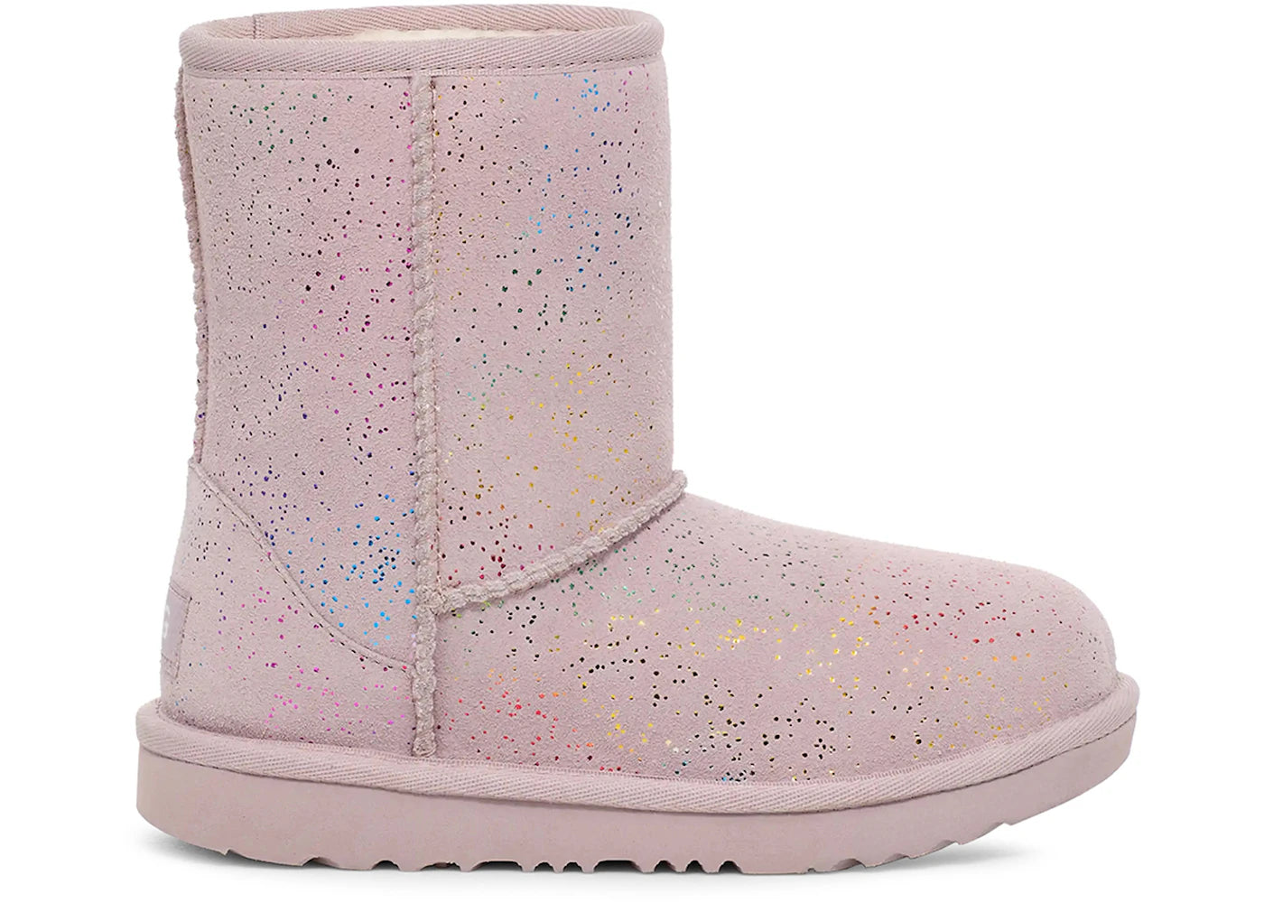 UGG Classic II Shimmer Sky Boot Pale Smoke Rainbow Metallic (Kids)