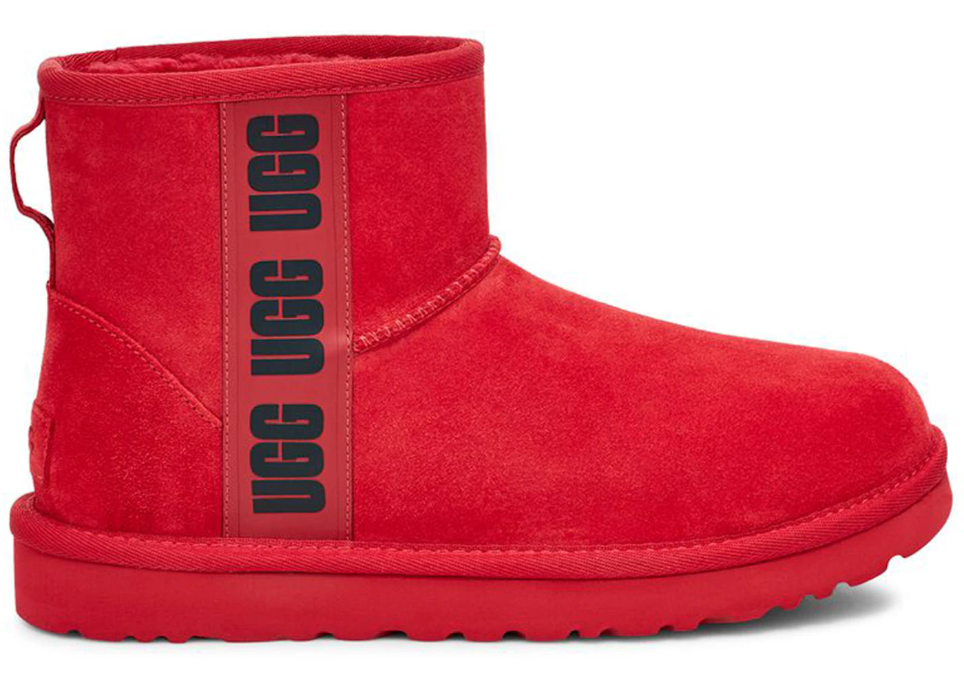 UGG Classic Mini Side Logo Boot Samba Red Black (Women's) – Side Kicks