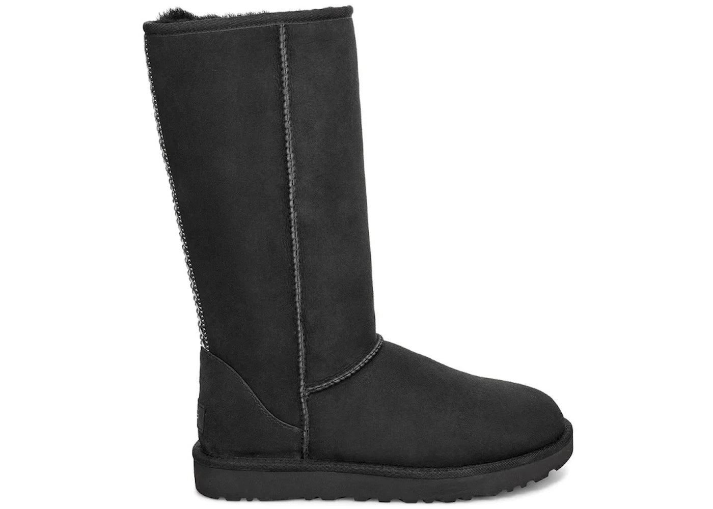 UGG Classic Tall II Tasman Braid Boot Black (Women's)