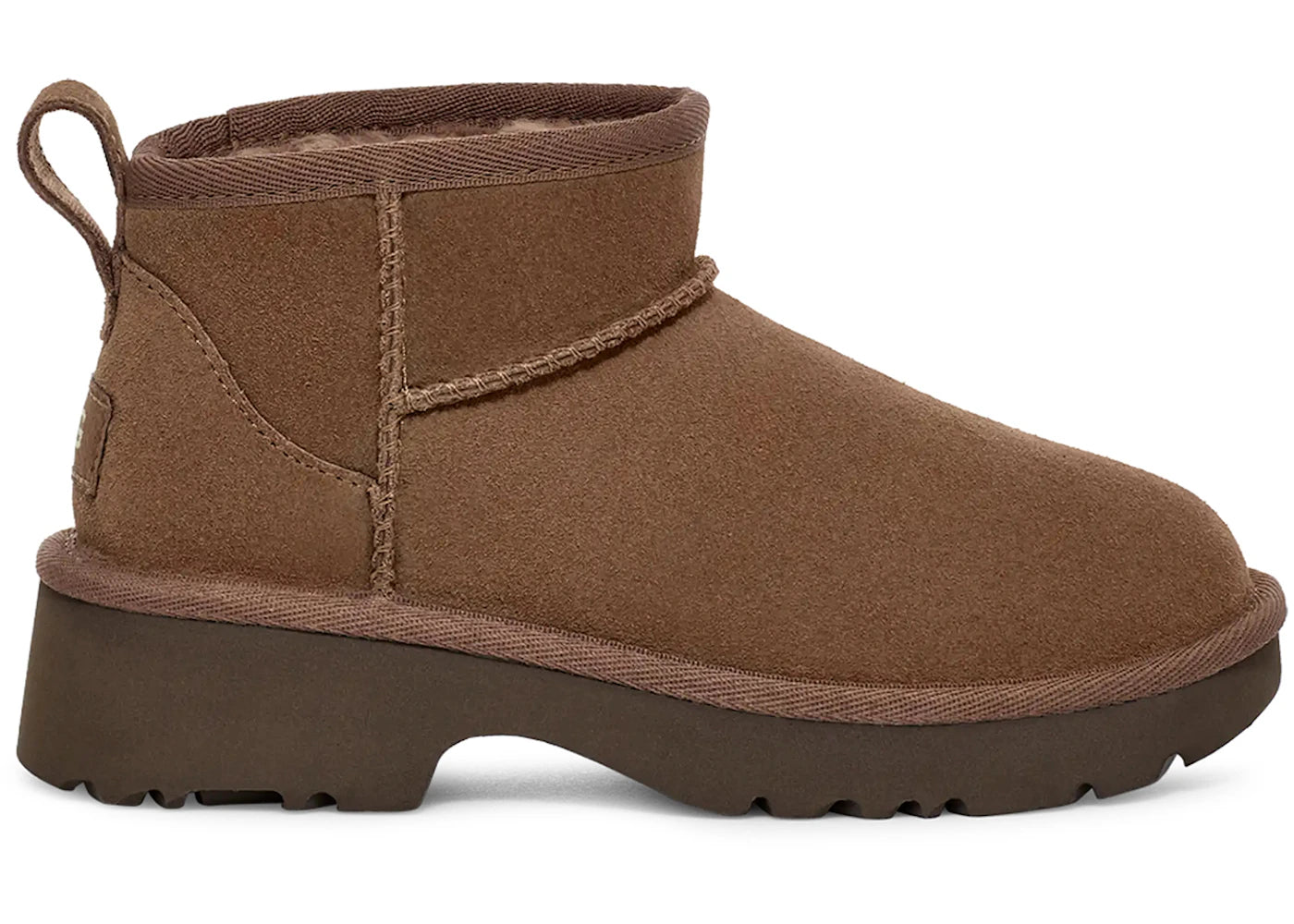UGG Classic Ultra Mini New Heights Boot Hickory (Kids)