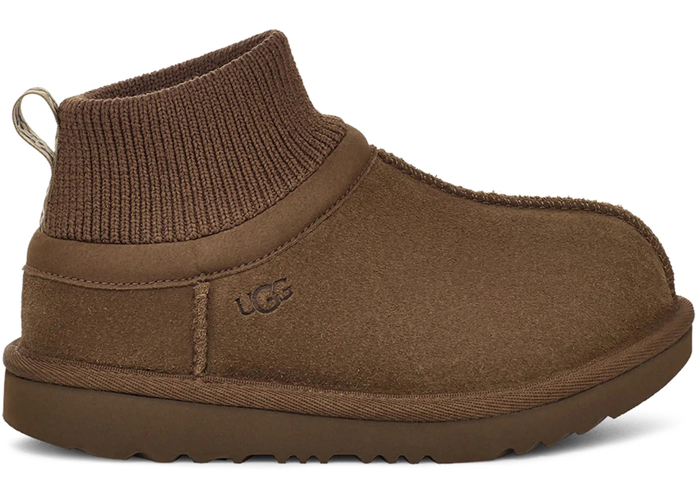 UGG Classic Ultra Stretch Cuff Slipper Hickory (Toddler)