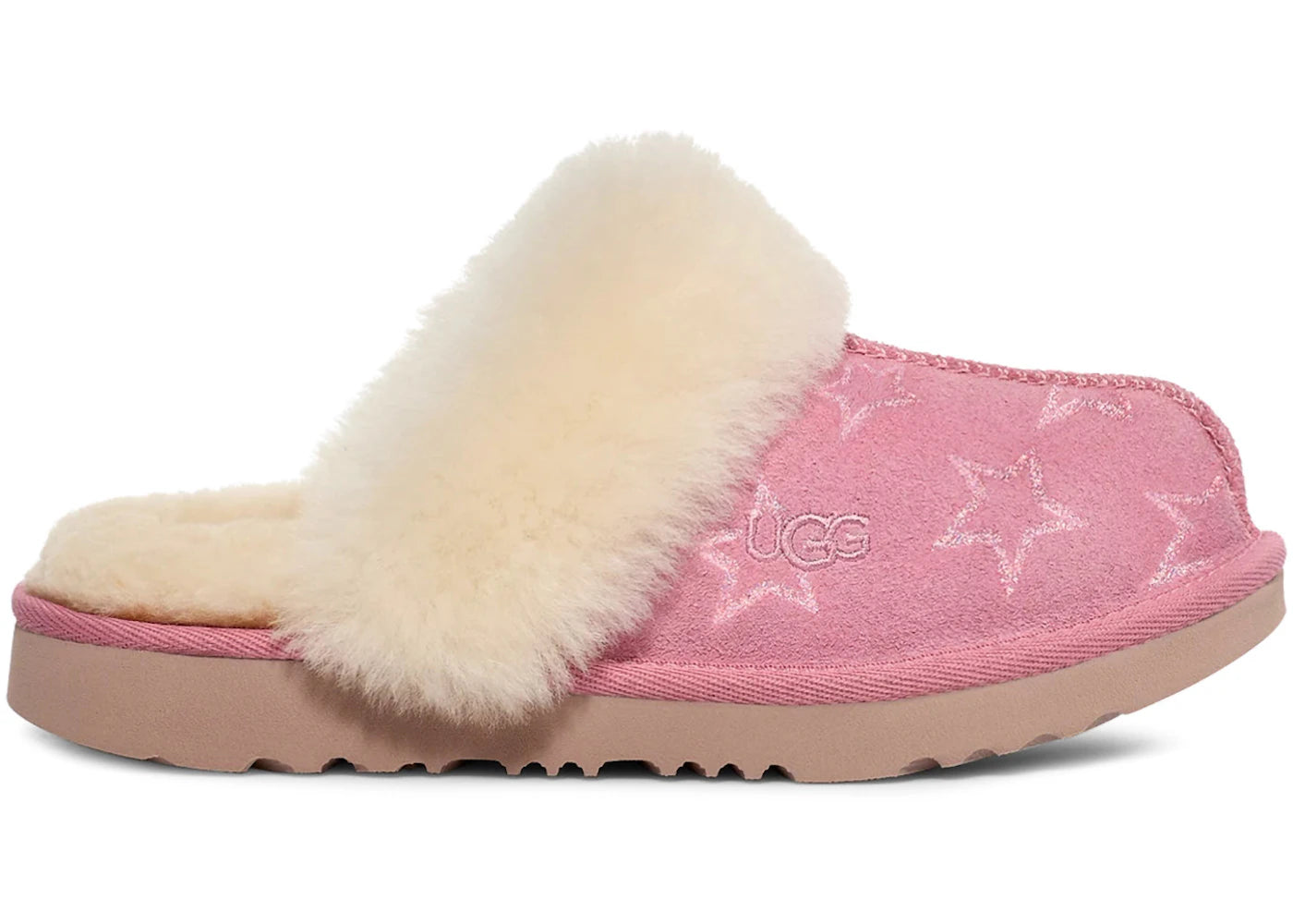 UGG Cozy II Iridescent Stars Slipper Dusty Orchid Pink Iridescent (Kids)