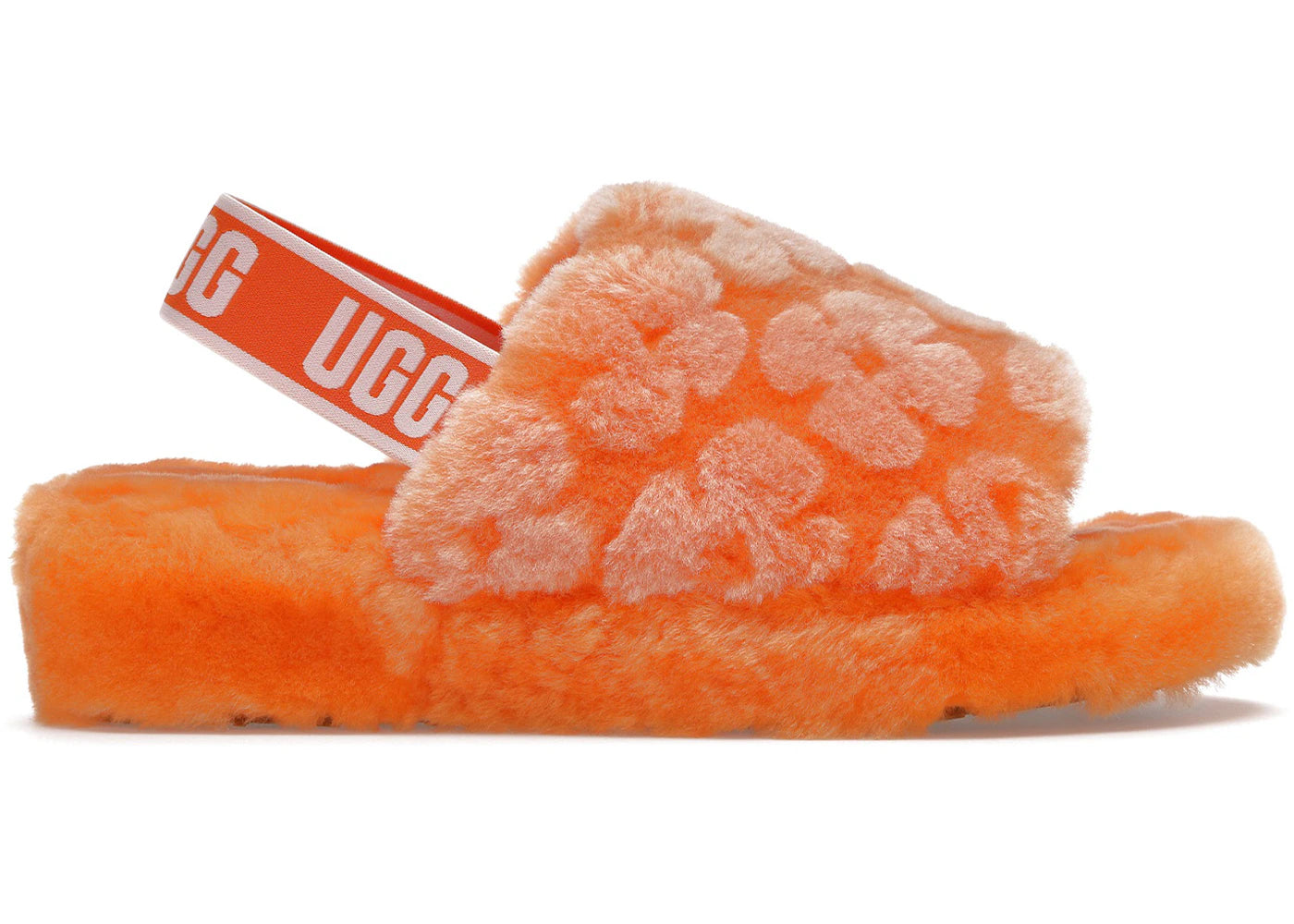 UGG Fluff Yeah Poppy Slide California Poppy (Women's)