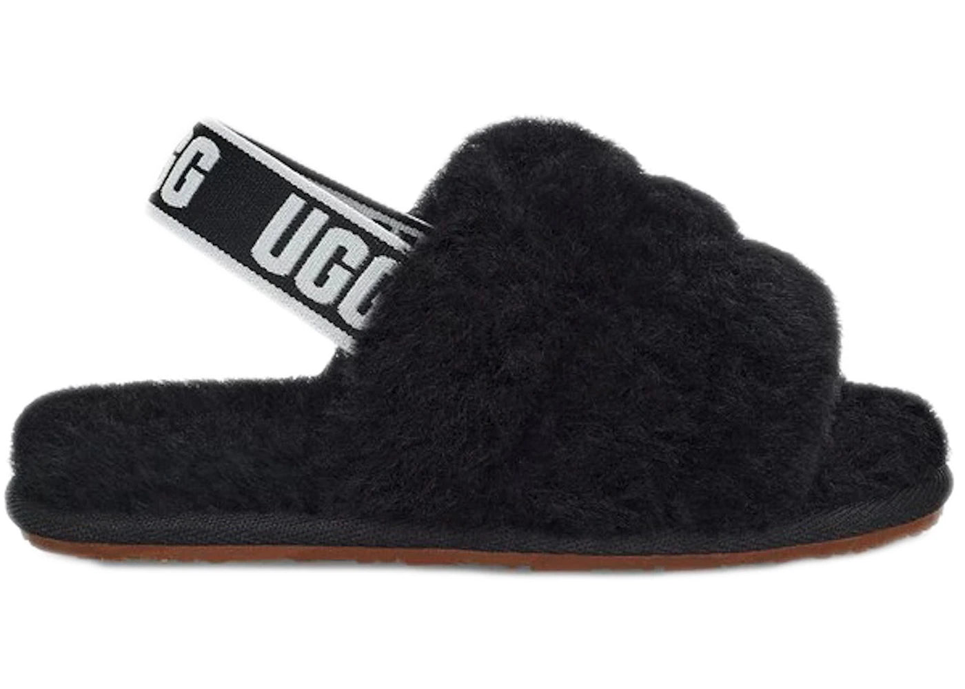 UGG Fluff Yeah Slide Black (Toddler)