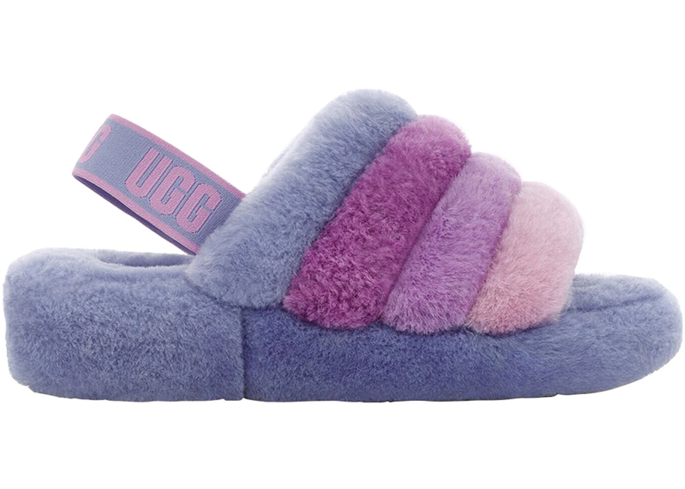 UGG Fluff Yeah Slide Cornflower Multi (Women's)