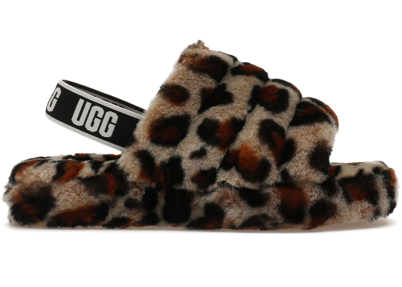 UGG Fluff Yeah Slide Leopard Amphora (Kids)