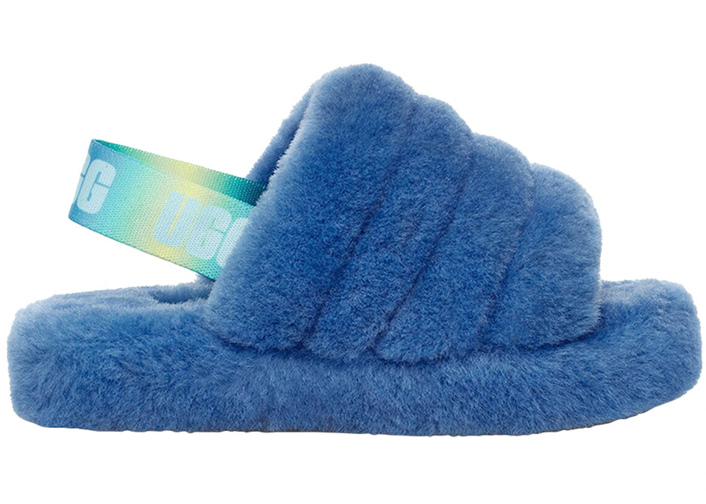 UGG Fluff Yeah Slide Mystic Blue Gradient (Kids)