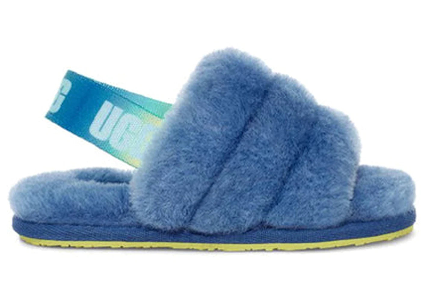 UGG Fluff Yeah Slide Mystic Blue Gradient (Toddler)