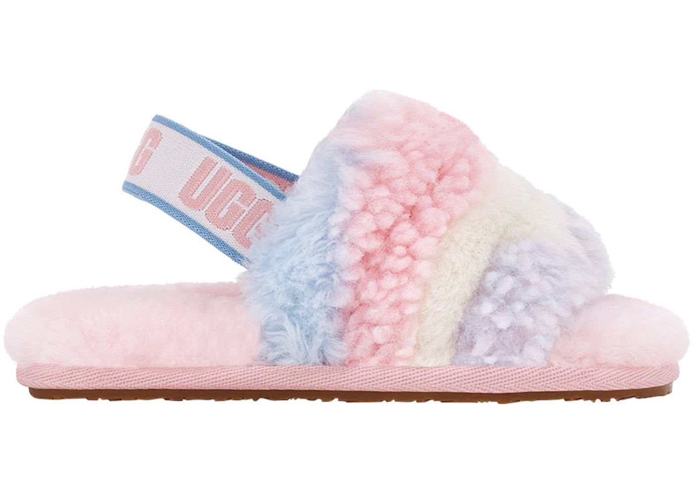 UGG Fluff Yeah Slide Pride-Stripes (Toddler)